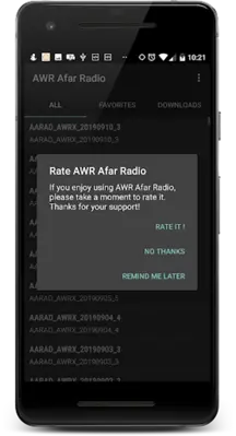 AWR Afar Radio android App screenshot 0