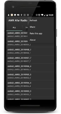 AWR Afar Radio android App screenshot 2